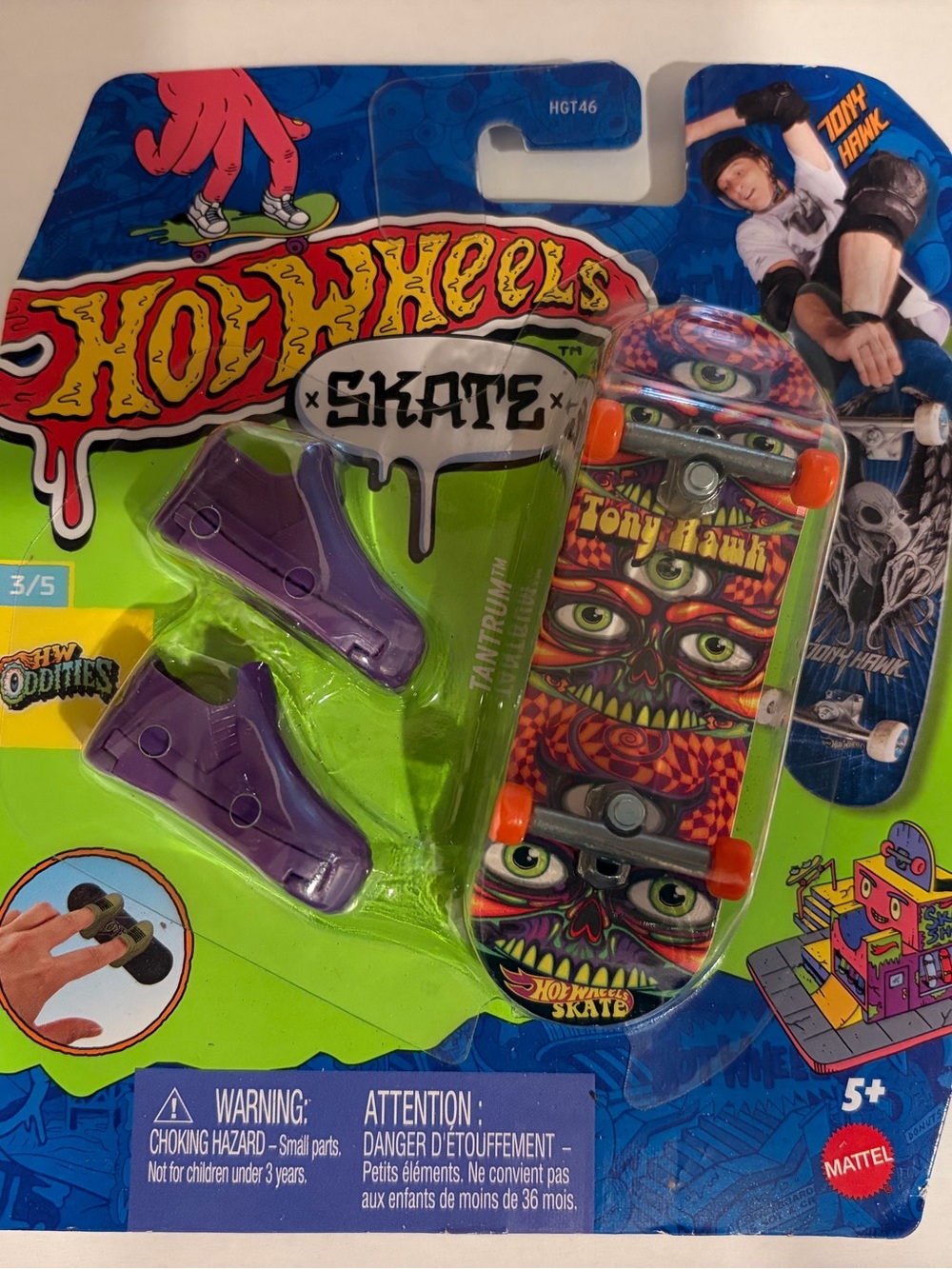 2022 Hot Wheels Skate Tony Hawk Mini Skateboard Tantrum HGT61